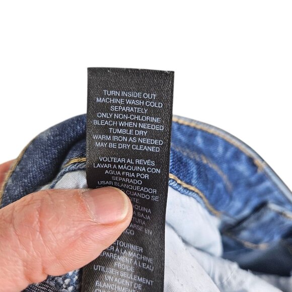 White House Black Market Jeans The Skinny Ankle Stretch Mid Rise Blue‎ Size 6L - Picture 10 of 13